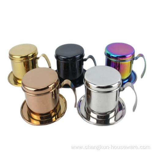 Vietnam Stainless Steel Single Cup Drip Coffee Filter